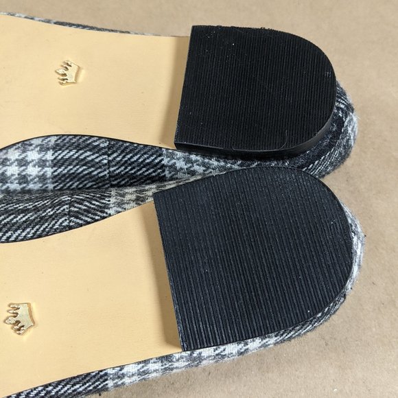 Deesigns by Dee Ocleppo Black & Grey Houndstooth Women's Loafer Flats 8M - Picture 16 of 16